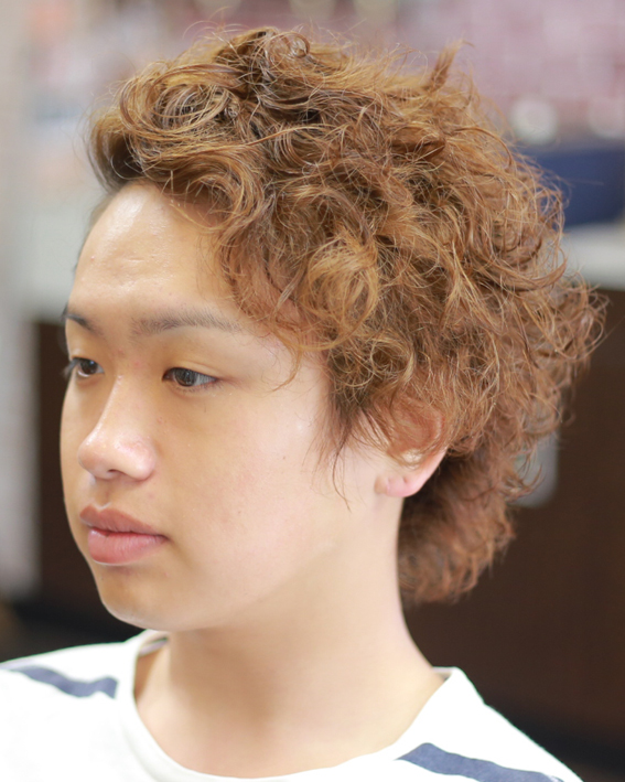 アシンメトリーパーマ カットショップスタイル アシンメトリーパーマ カットショップスタイル